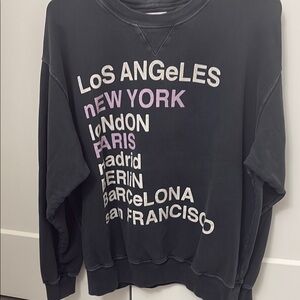 Anine Bing city sweatshirt